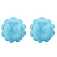 Boules De Lavage Reusable Washing Ball, 2Pcs/Set Blue Pvc Balls Laundry Dryer  Washing Fabric Softener Droguerie Lessive-ASH78629765