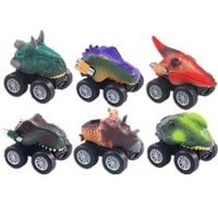 6 Pack Jouet Voitures dinosaure pour Enfants 2 3 4 5 Ans, Jouet Dinosaures Cadeaux pour Garçon Fille