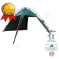 CONFO® Tente à baldaquin extérieure rétractable protection solaire pliante camping pergola 3-4 personnes simple auvent de plage