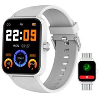 Montre Connectée Femme Smartwatch Bluetooth 5.0 Tracker d'Activité avec Fréquence Cardiaque Sommeil Bracelet Intelligent