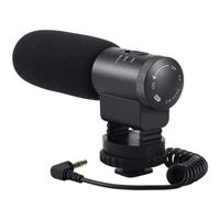 High-Microphone pour Caméscope Condensateur Cardioïde 35Mm Stéréo Microphone D'enregistrement De Caméra Micro Pour Appareil Photo R