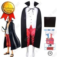 TD® Halloween decoration version cinématographique de One Piece Red Onepiece cosplay anime rousse costume taille L