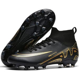 Crampons de Foot Homme Professionnel Chaussures de Football Antidérapant Entrainement Chaussures de Foot Adolescents