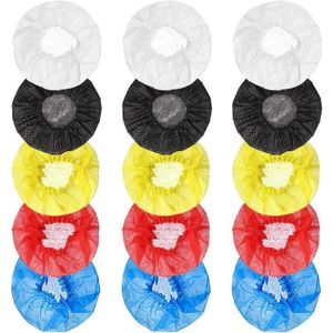 Housses Microphone Jetables - Lot De 200 - Tissu Non Tissé Noir - Hygiène Professionnelle