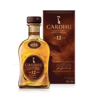 WHISKY BOURBON SCOTCH cardhu Single Malt Scotch Whisky 12 ans 70 cl