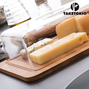 Plateau à fromage - avec cloche en verre - Ø 26 cm - Ibili