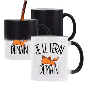 Lurrose Tasse de Bande Dessinée Tasse D/' Renard Conception en Céramique Café Thé Tasse Portion Verres avec Poignée Délicate Vaisselle pour Boissons Boissons Latte Café