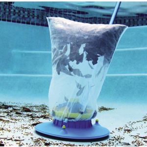 Epuisette de piscine CHENDYY, épuisette de fond de grande capacité pour  votre piscine, sac profond pour nettoyer la piscine (sans le poteau)