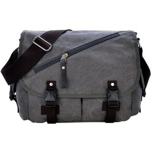 Sac Bandoulière Outreo Homme - Sacoche En Toile Vintage | Petit Sac Épaule Pour École, Travail, Voyage