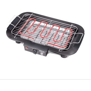 Rev/êtement Antiadh/ésif Gril /électrique de Table avec Contr/ôle de la Temp/érature Plaque de Barbecue Teppanyaki 1350 W