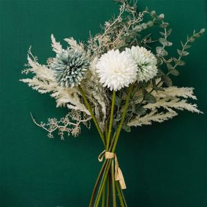FLEUR ARTIFICIELLE Blanc vert - Bouquet de Fleurs Artificielles pour 