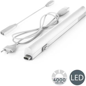 B.K.Licht réglette LED pour cuisine et atelier, platine LED 15W