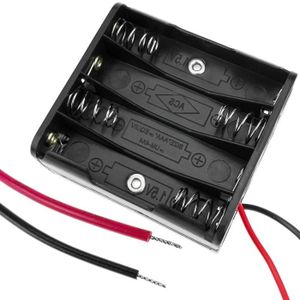 PILES CableMarkt - Porte-piles en série pour huit piles AAA LR03 de 1,5 V