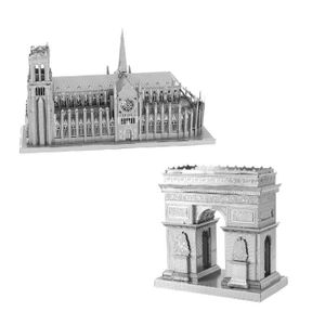 PUZZLE Metal Earth Fascinations ICONX Notre Dame et ICONX