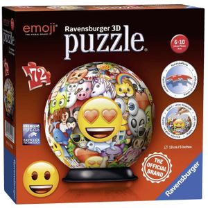 PUZZLE Puzzle 3D - Ravensburger - Emoji - 72 pièces - Des