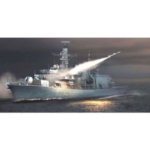 MAQUETTE DE BATEAU Maquette Bateau : Fregate Britannique TYPE 23 - HM