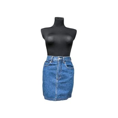 Jupe midi plissée coupe évasée en jean - Marks & Spencer