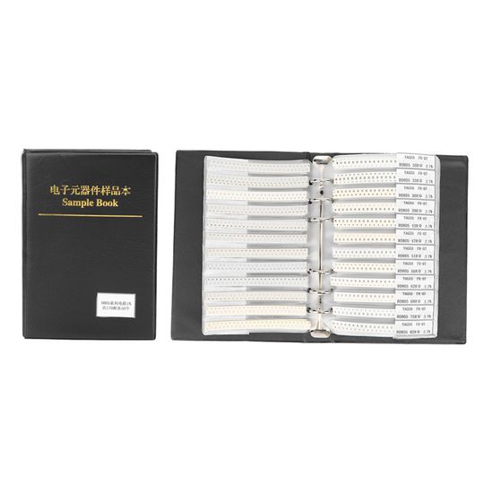 Kit De 170 Résistances CMS 0603 Dans Un Livre D'échantillons - Pour électronique, Prototypage Circuits - 9
