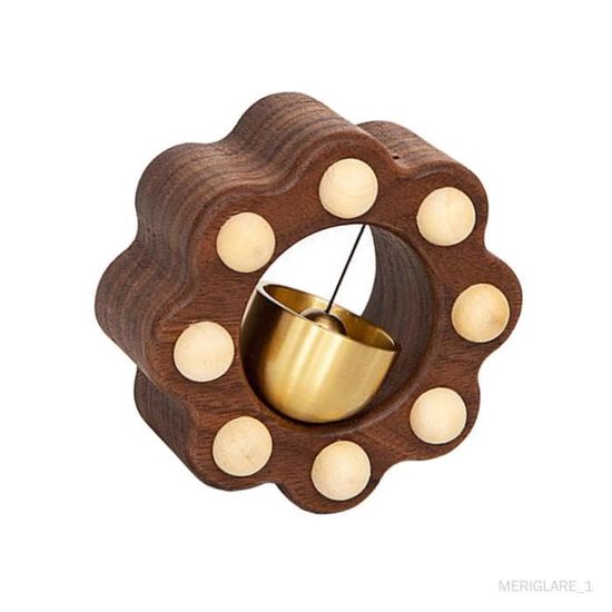 Lot De 3 Cloches Sorcière Pour Poignée De Porte – 32,5 Cm, Décor Païen, Perles Bois, Clés - 11