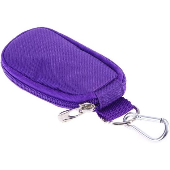 Pochette Porte-clés Transparente, Sac De Rangement Rond Pour