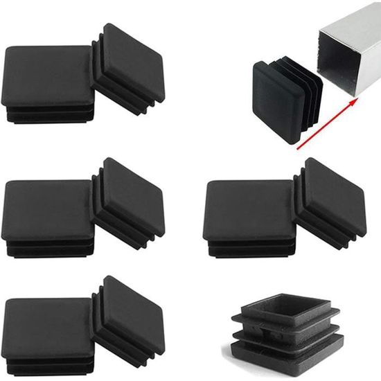 Zaky 9 Pièces Bouchons Lamellaires Pour Tubes Carrés 70 X 70