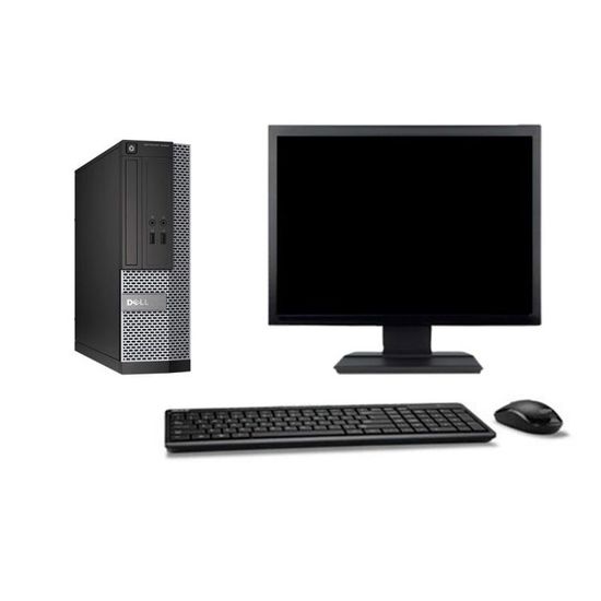 PC Dell 3020 SFF Ecran 22 G3220 RAM 16Go Disque 250Go Windows 10 Wifi