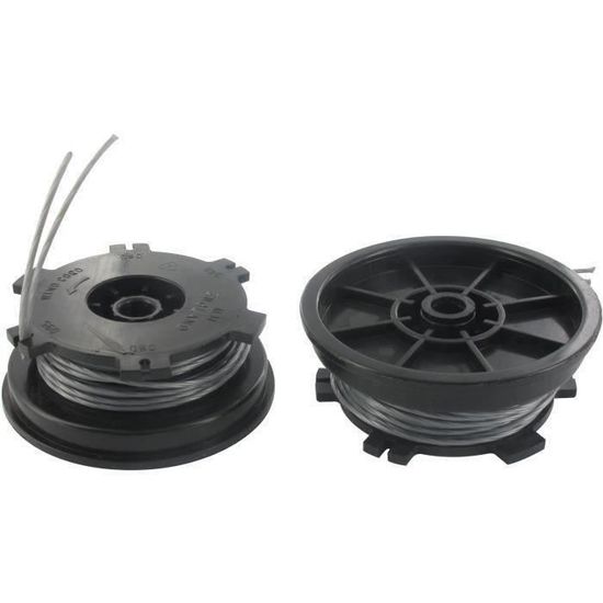 SECURA Fadenkopf 2mm – Kompatibel Mit Ryobi RLT6038EX Freischneider, Inkl. 3 Gewinde Für Rechts-/Linksgewinde