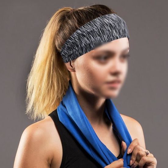 4 Pièces Bandeau Cheveux Femme Élastique Coton Bandana Bandeau Cheveux
