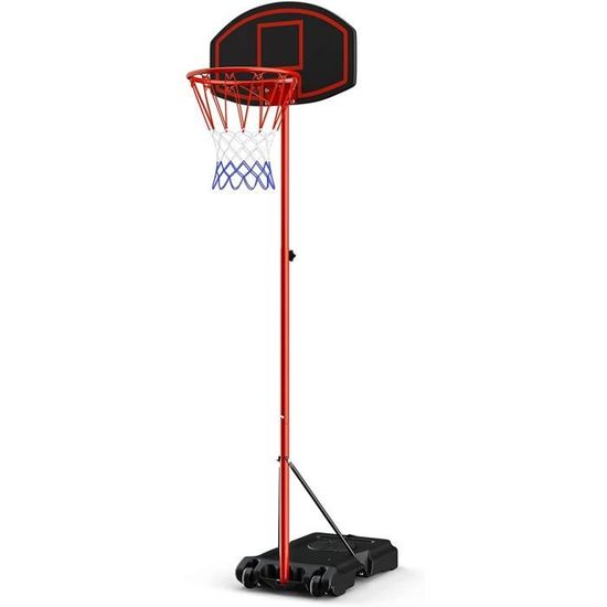 Goplus Panier de basket portable d'extérieur, hauteur réglable de Goplus Panier de basket portable d'extérieur, hauteur réglable de