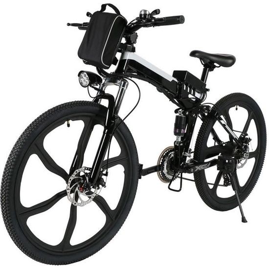 ANCHEER 26" vélo électrique de montagne - VTT adulte homme 21 vitesses / 250W - Noir