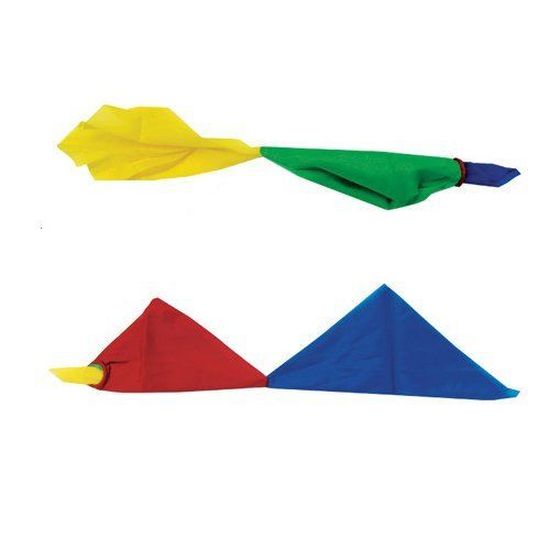 Lot De 4 Foulards Vintage Femme - Longs Rectangles Couleurs Vives - Polyester