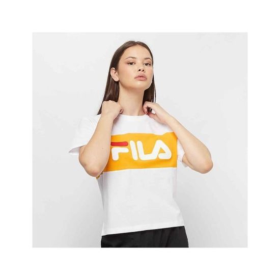 T shirt fila jaune femme on sale