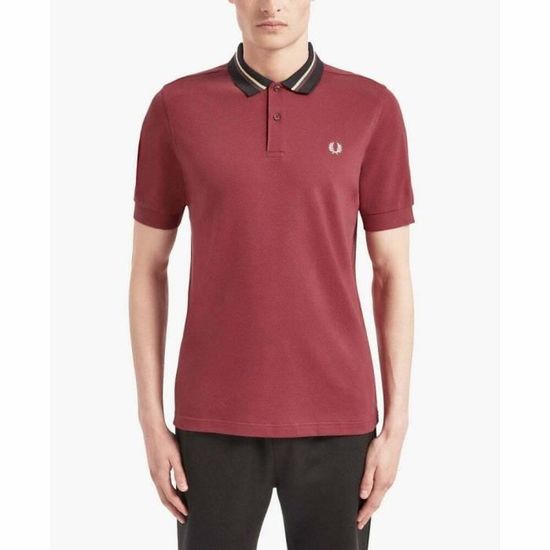 POLO FRED PERRY HOMME Rouge bordeau Cdiscount Pr t Porter