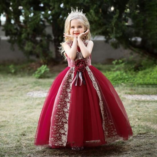 Robe tulle rouge fille outlet
