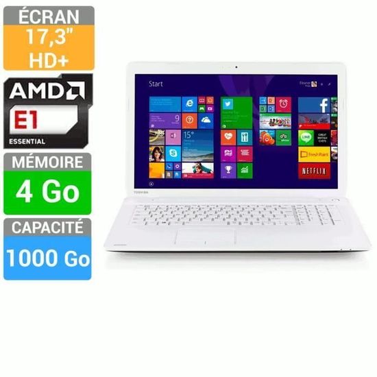 PC portable Ordinateur portable Toshiba Satellite C70D-C-12T