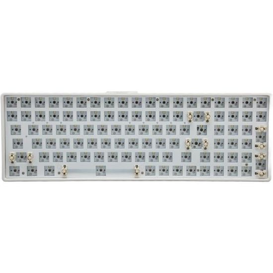 Clavier Mécanique Ergonomique StarAlice Pré-construit - Thocky Creamy Set - Rose, Aluminium - Neuf