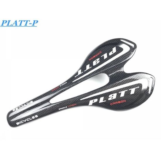 Selle De Vélo En Fibre De Carbone - Réglable Et Absorbante - Pour VTT Et Vélo De Route - Installation Facile Sur Tous Cadrages