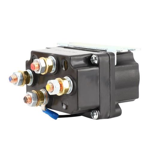 Relais Solénoïde Treuil 12V 250A Pour VTT - Étanche, Boîtier ABS, Pour Véhicules Tout-terrain, Tracteurs - 9