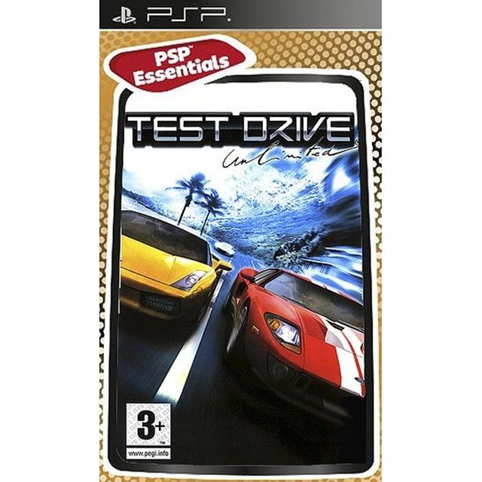 Atari Test Drive Unlimited Essen Psp