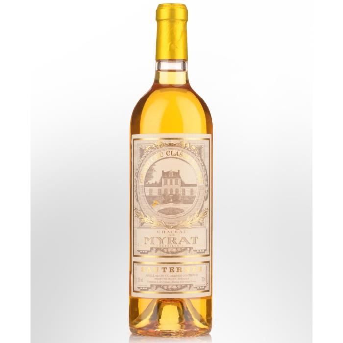 X18 BOUTEILLES - CHÂTEAU DE MYRAT 2018 - AOC SAUTERNES 2ème CRU CLASSÉ - 90-93 WINE SPECTATOR - Bouteille (18x75cl)