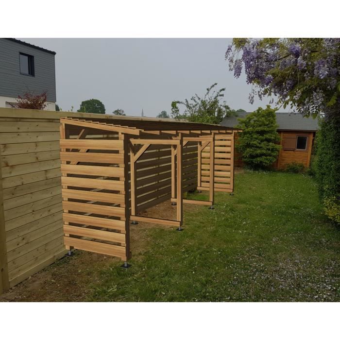 Abri Jardin 6m - Couvert - Cl3 Marron - Jardinatoire