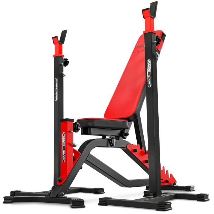 Marbo Sport Set MS1 - Banc de musculation bilatéral MS-L101 + support d'haltères réglable MS-S101