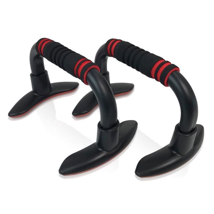 diMio Bars aide Pompes push-up Paire de poignées pour pompes, Rot