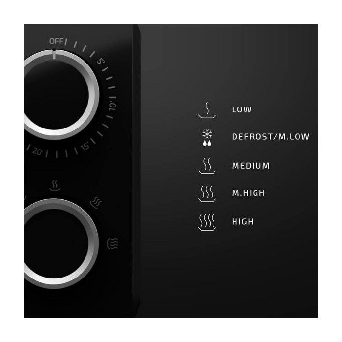 Micro-ondes Cecotec ProClean 3040 Mirror 20 L 700W Noir