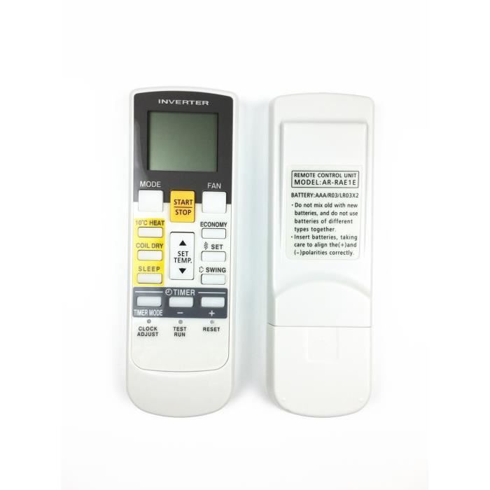CASEINO® Télécommande de climatiseur FUJITSU AR-RAE1E universel RAC1C RCD1C RAD1E RAJ3T