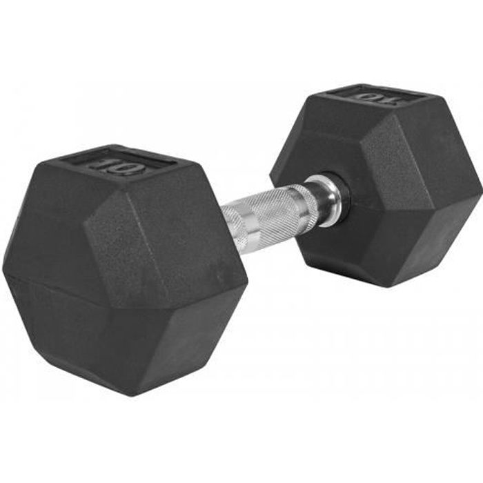 Haltère hexagonal de 10 KG