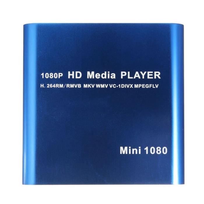 LESHP MINI Lecteur DVD portable 1080P MKV -- Port USB - bleu