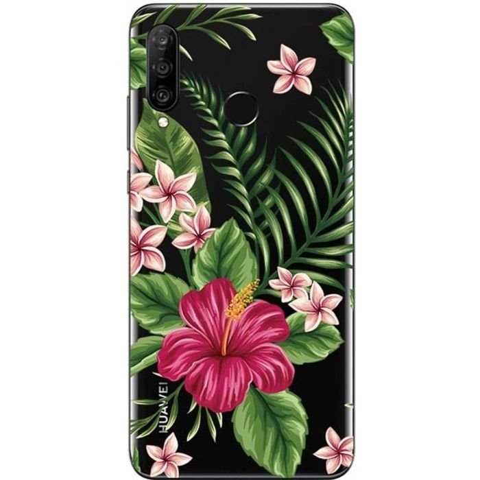 Coque Huawei P30 LITE - fantaisie , souple et gel résistant - Exotique