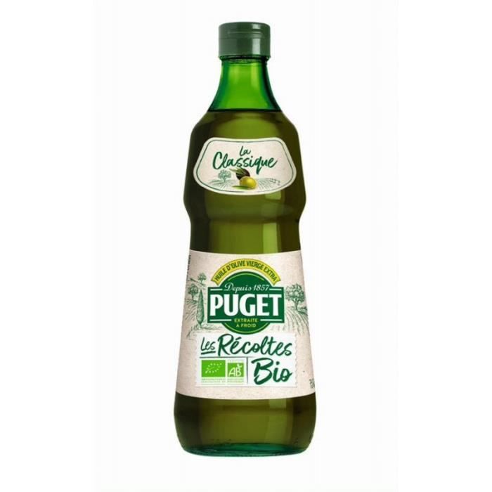 PUGET - Huile D'Olive Bio 750Ml - Lot De 3
