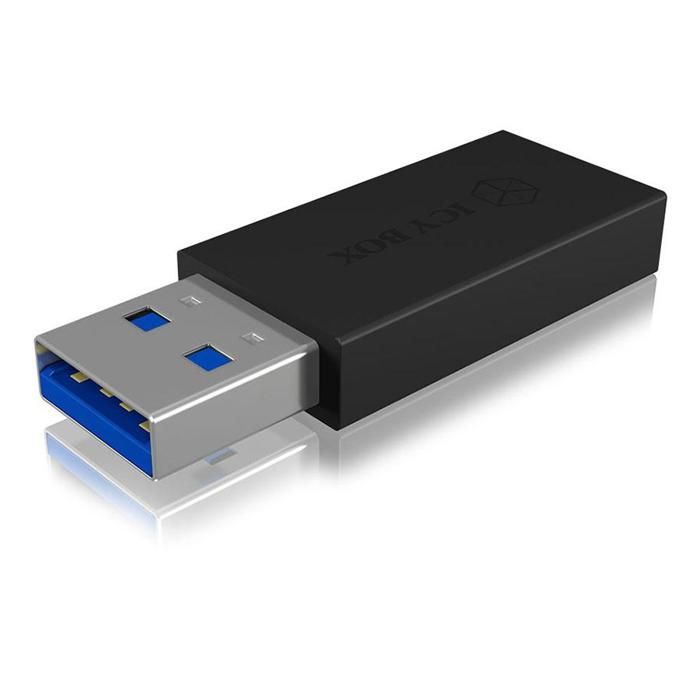 RaidSonic ICY BOX IB-CB015 Adaptateur USB USB-C (F) pour USB type A (M) USB 3.1 Gen2 noir